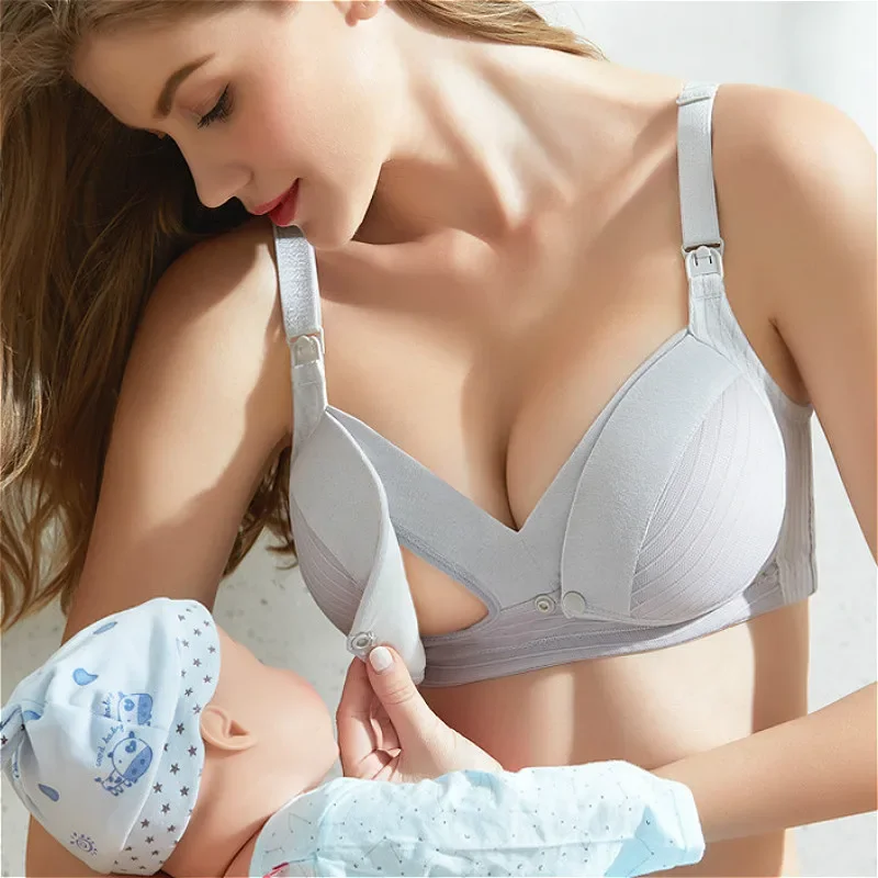 Sleep Bra Bralette - 妊婦用看護ブラ,乳房,綿,ワイヤーなし,睡眠用下着,マタニティレーティング,ママ