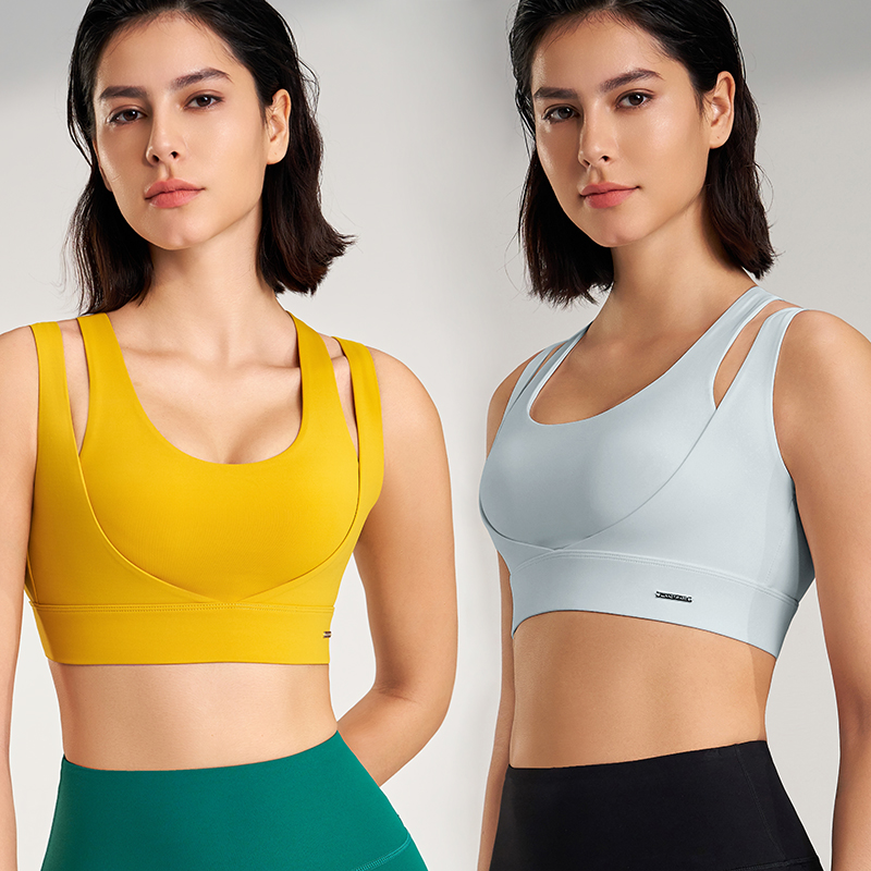 Sports Bra Racerback - 女性のための耐衝撃性スポーツトップ,セクシーな下着,ブラ,タンクトップ,伸縮性のある夜のコレクション