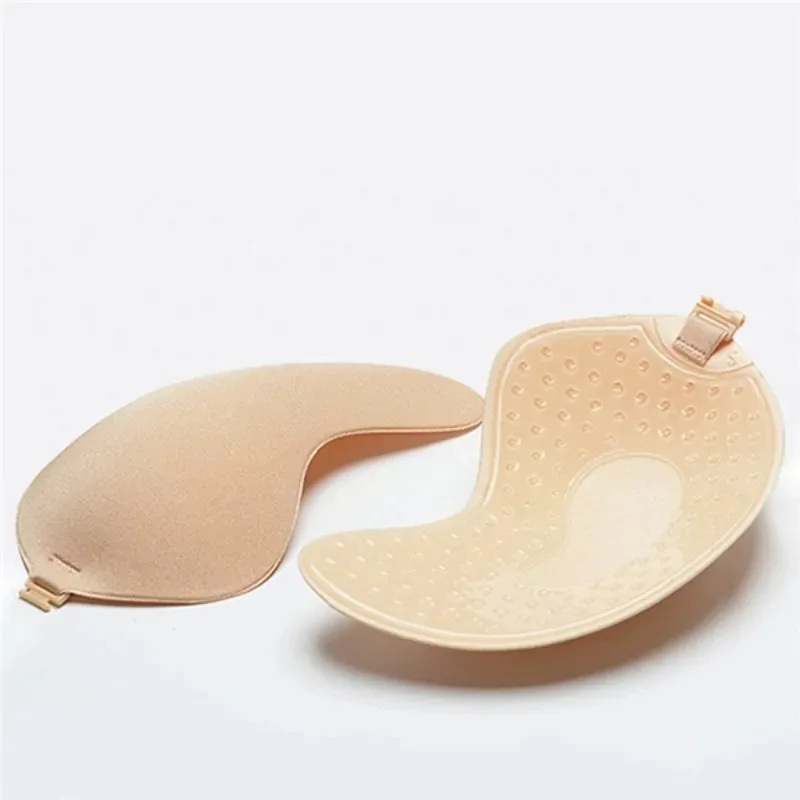 女性のための見えないプッシュアップブラ、黒の肌の色、背中の開 - Plunge Bra Push Up のレビューと価格