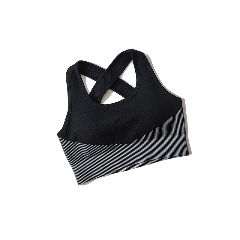 女性のためのセクシーなパッド入りクロスストラップ,通気性のあ - Sports Bra Racerback のレビューと価格