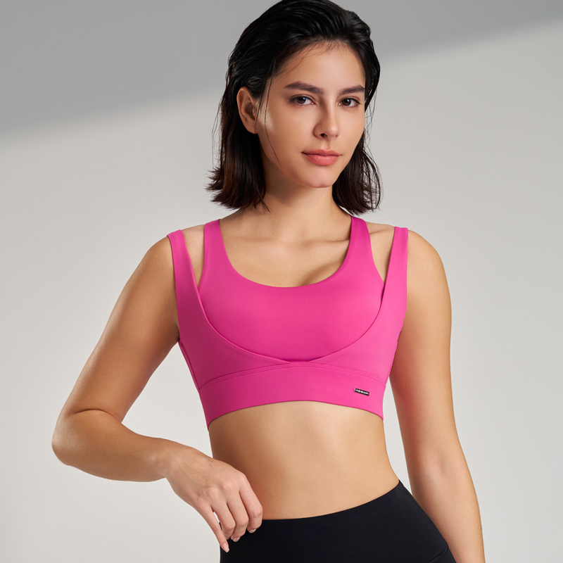 女性のための耐衝撃性スポーツトップ,セクシーな下着,ブラ,タ - Sports Bra Racerback のレビューと価格