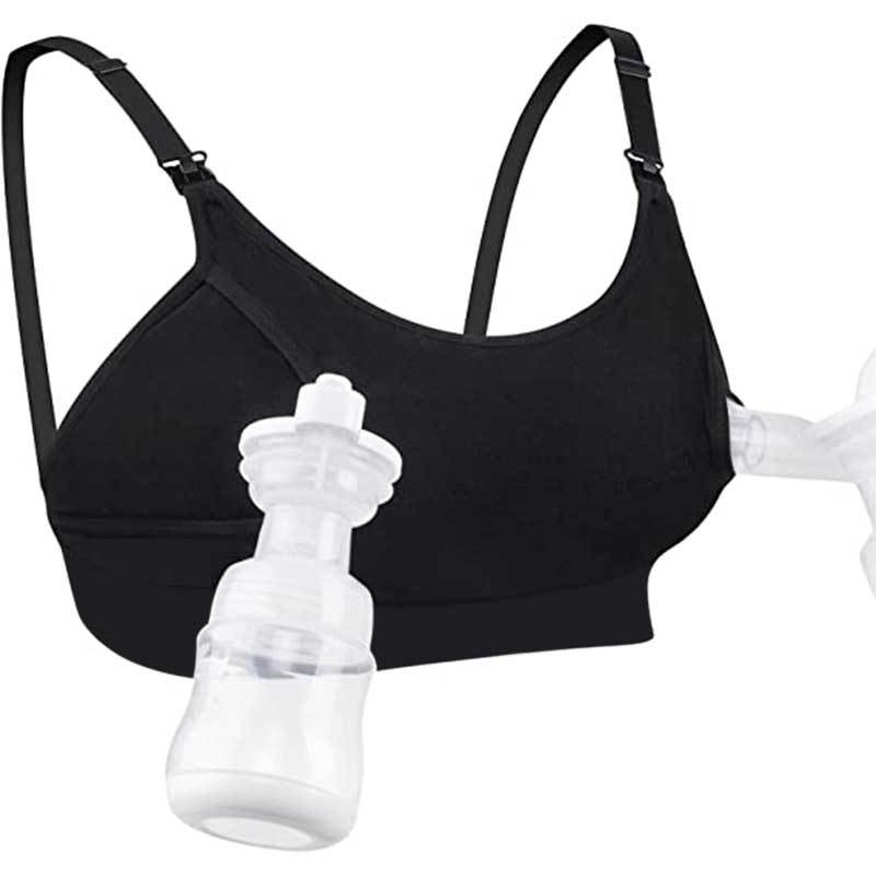 妊婦授乳ブラジャーマタニティハンズフリーポンプブラジャー授乳 - Nursing Bra Clip のレビューと価格