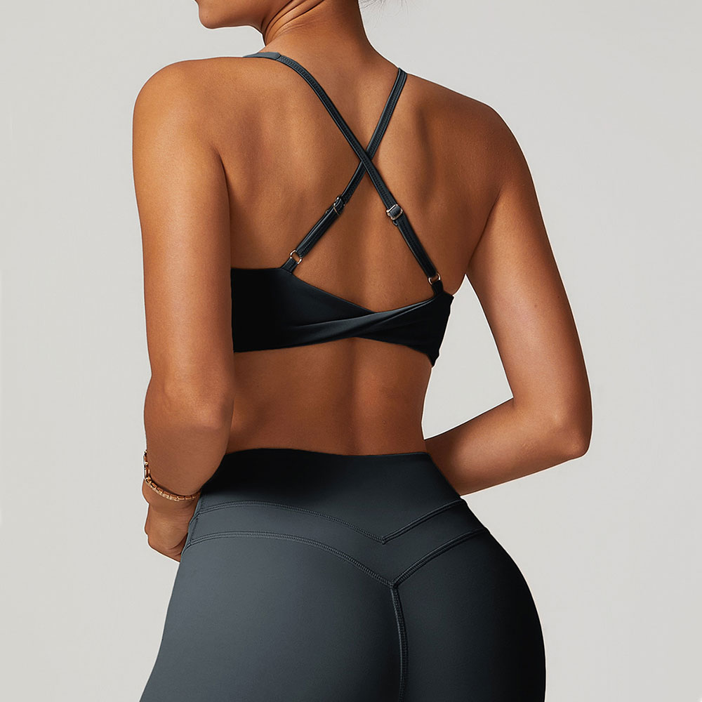 Juren-女性用スポーツブラ,フィットネスブラ,ホルター下 - Sports Bra Racerback のレビューと価格