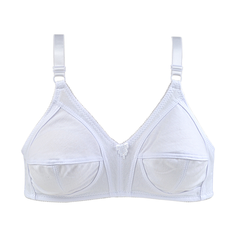 薄いブラジャー女性のためのワイヤレスブラジャー綿薄いブラジャ - Plunge Bra Push Up のレビューと価格