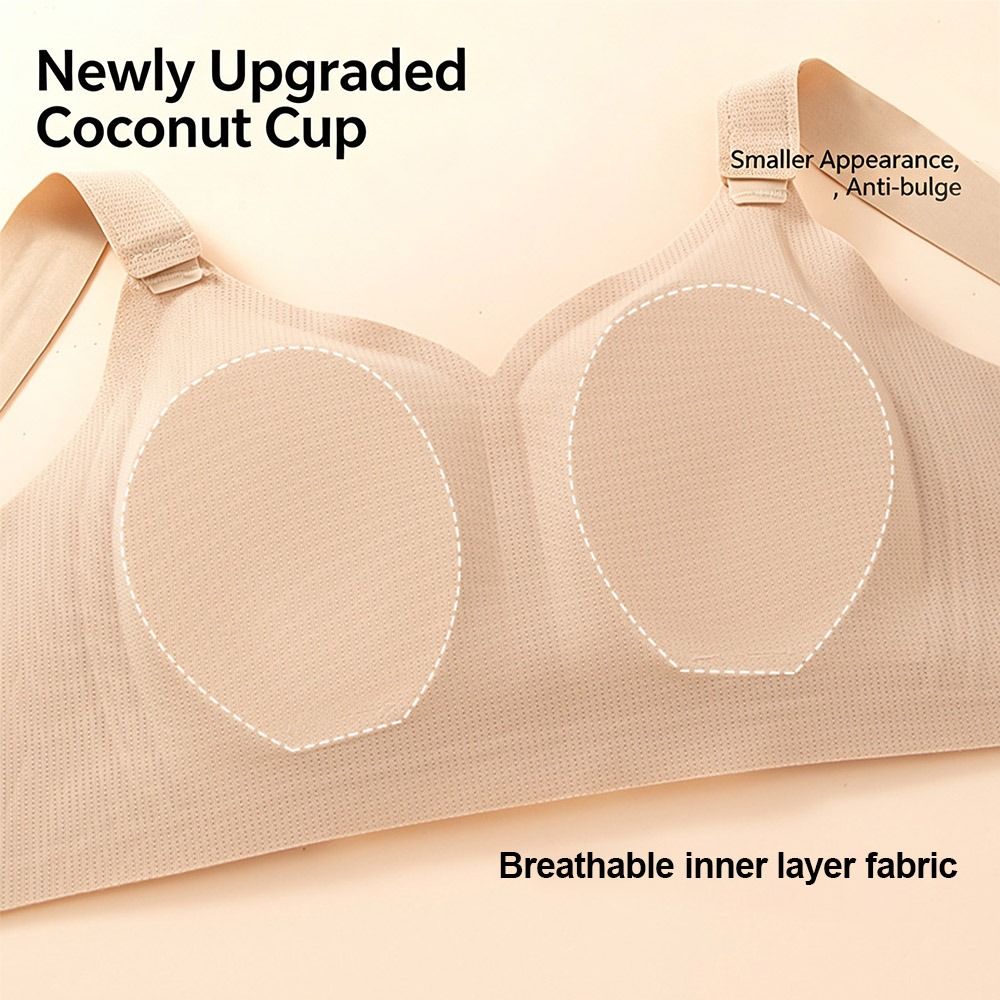 トレンディな外観の女性用小さめブラジャー シームレスで通気性 - T Shirt Bra Seamless のレビューと価格