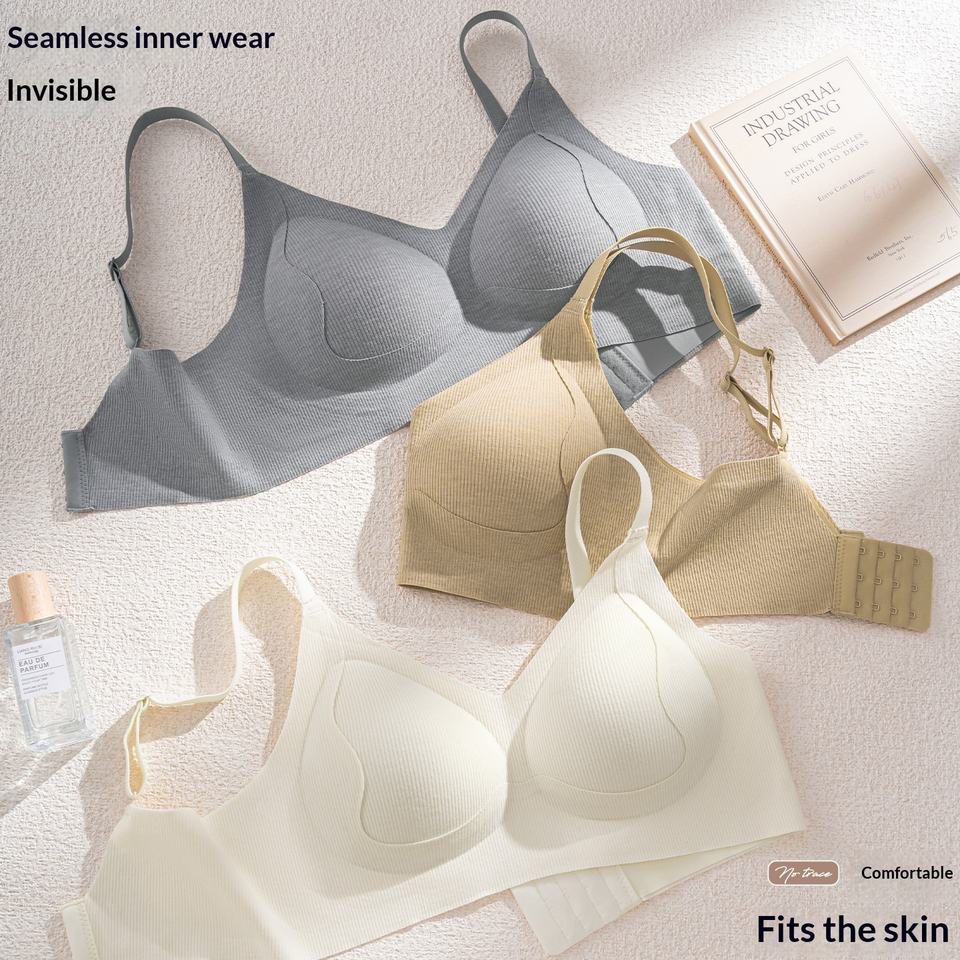 女性用シームレスブラ ワイヤレス ノーショー Tシャツブラ  - T Shirt Bra Seamless のレビューと価格