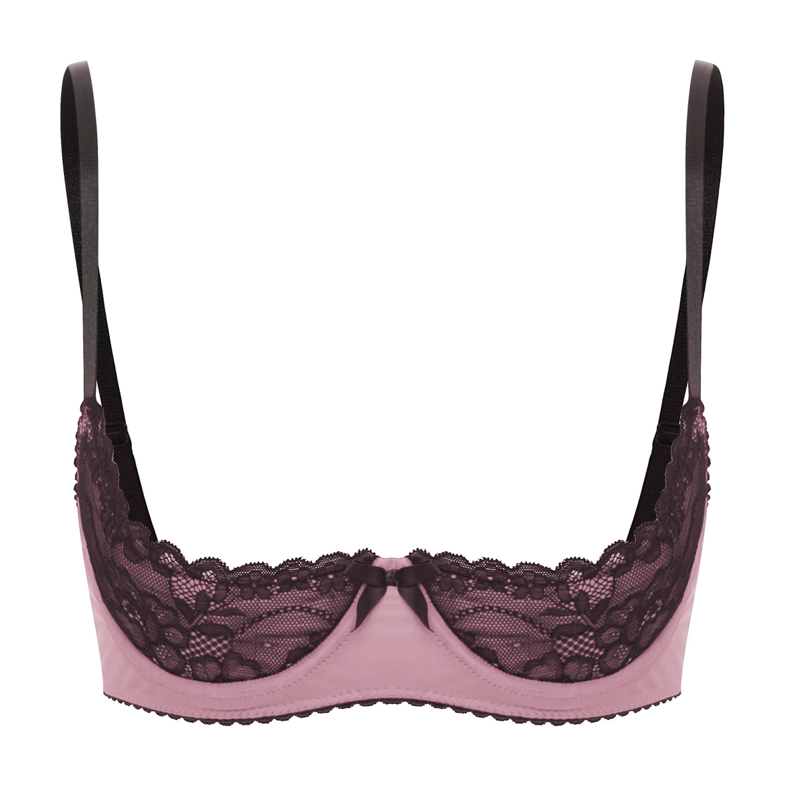 レディースランジェリー水着アンダーハーフカップブラジャートッ - Underwire Bra Padded のレビューと価格